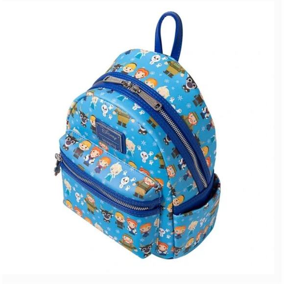 Loungefly Disney Frozen Chibi Characters AOP Mini Backpack main image 7
